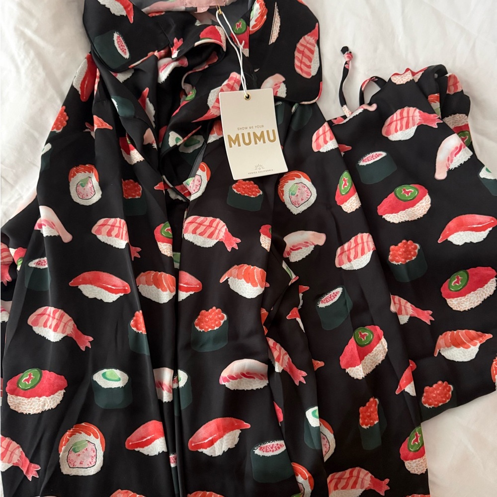 Mumu Sushi Print PJ Set